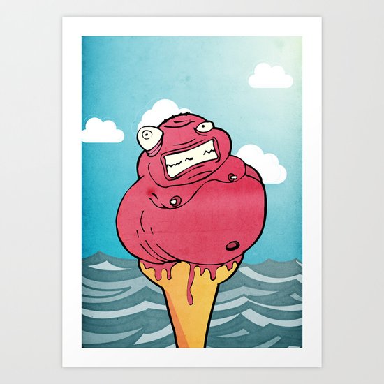 Summer Cream Art Print