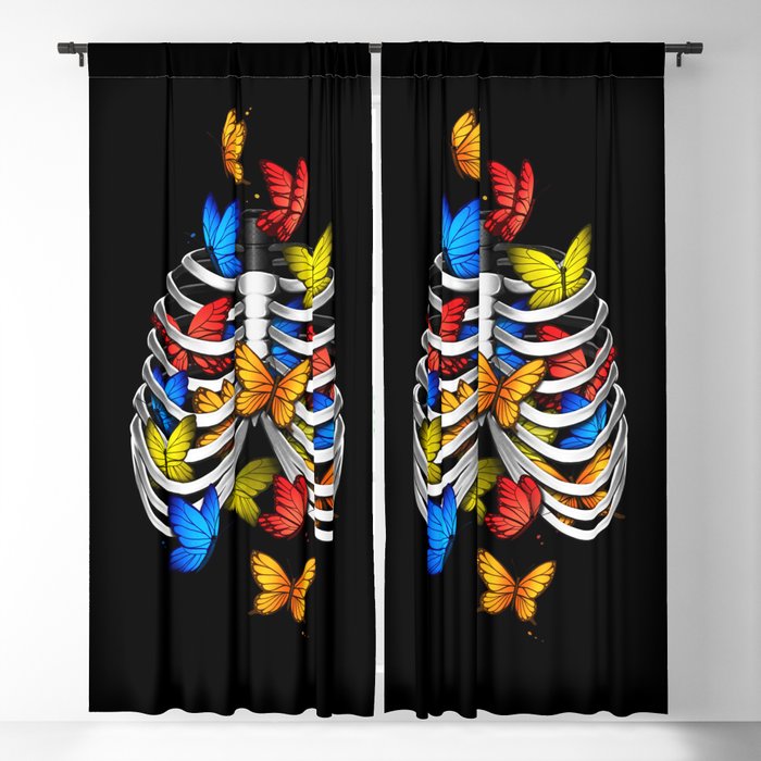 Butterflies in my stomach Blackout Curtain