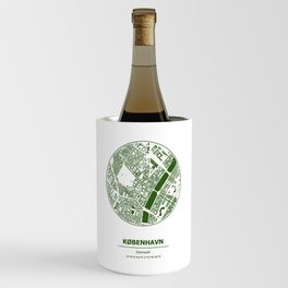 Kobenhavn city map coordinates Wine Chiller