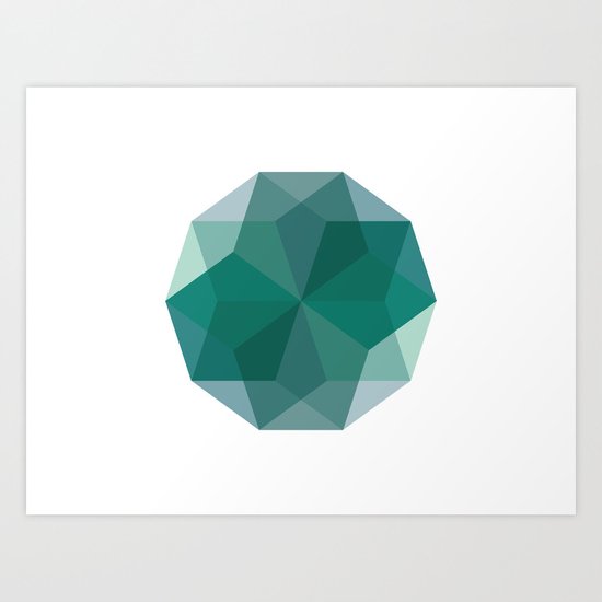 Shapes 011 Art Print