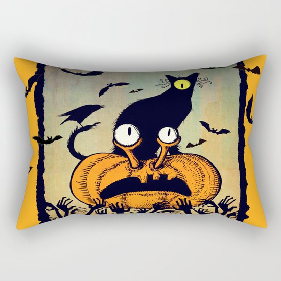 The Zombies are hungry Rectangular Pillow