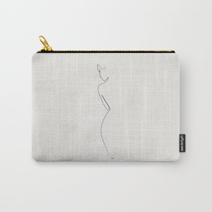 One line nude Carry-All Pouch