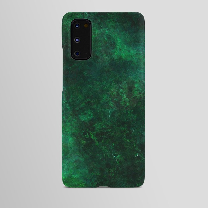 Abstract dark green Android Case