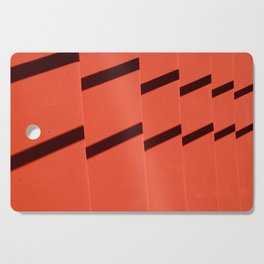 red stairs Cutting Board
