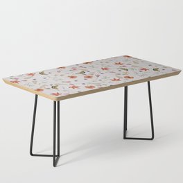 Pressed Flowers and Leaves Coffee Table
