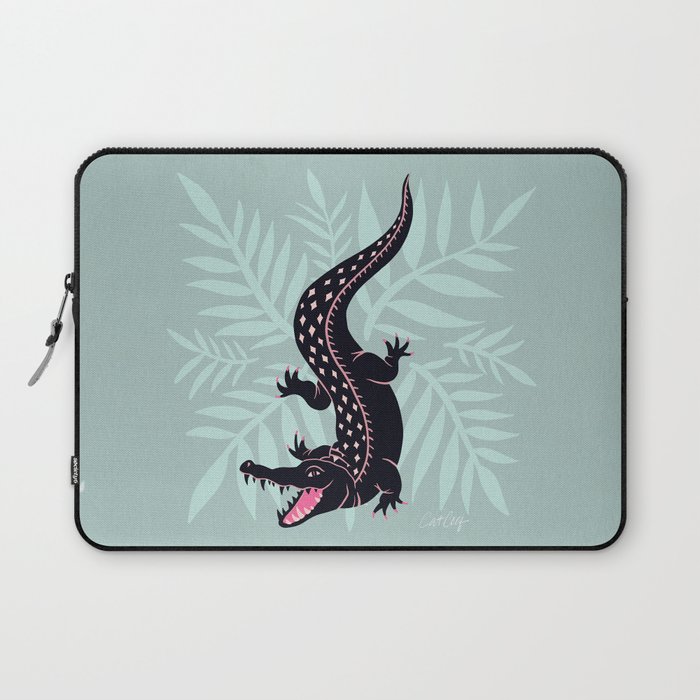 Crocodile – Mint Laptop Sleeve
