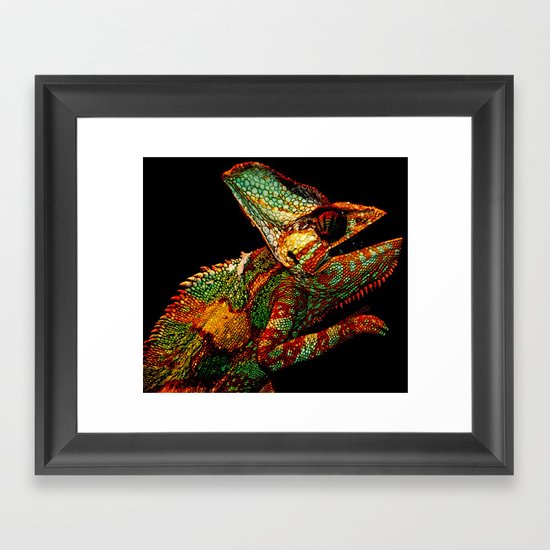 KARMA CHAMELEON Framed Art Print