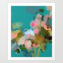 floral abstract 1 22 Art Print
