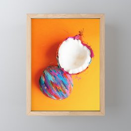 EttaVee Coconut Framed Mini Art Print