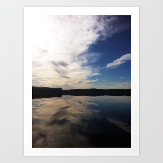Landscape Reflection Art Print