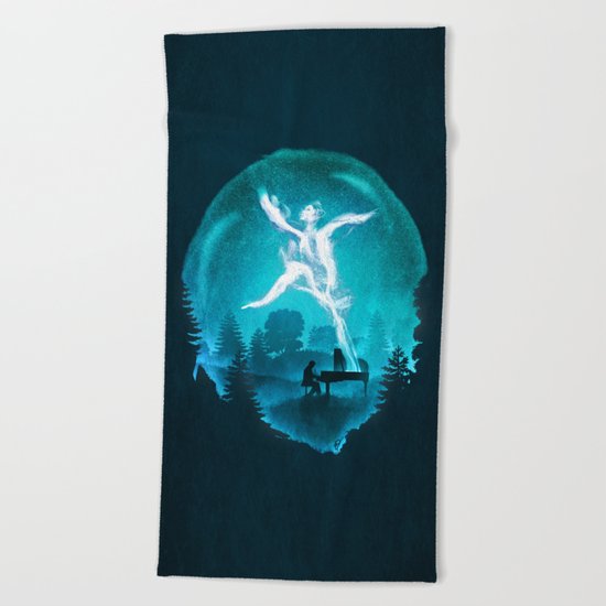 Summoning the Muse Beach Towel