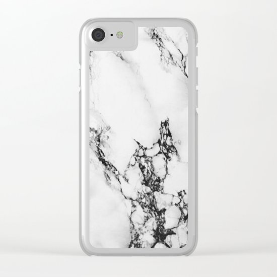 Marble #texture Clear iPhone Case