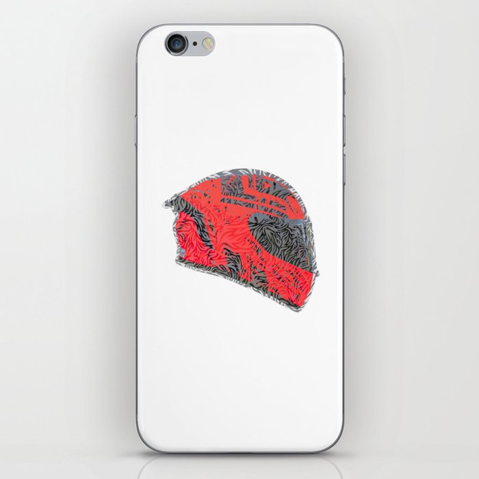 Motorcycle helmet iPhone Skin