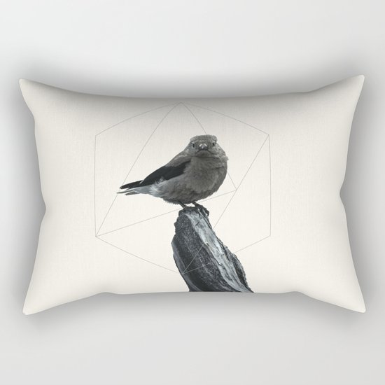 Geometrical Bird Rectangular Pillow