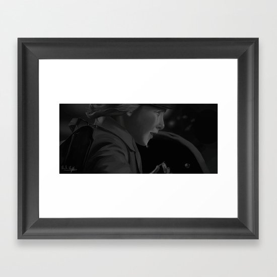 Run Boy Run Framed Art Print
