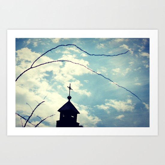 To the Chapel - JUSTART © Art Print