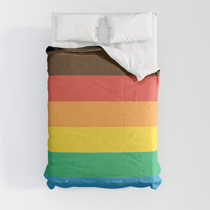 Philadelphia Pride Flag Comforter