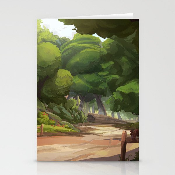 Forest Path Stationery Cards