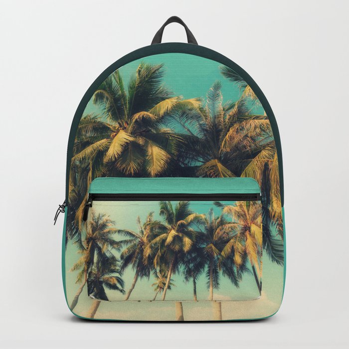 tropical summer trees in florida Backpack