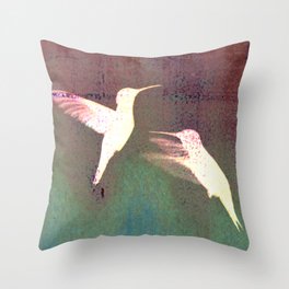 Hummers Throw Pillow