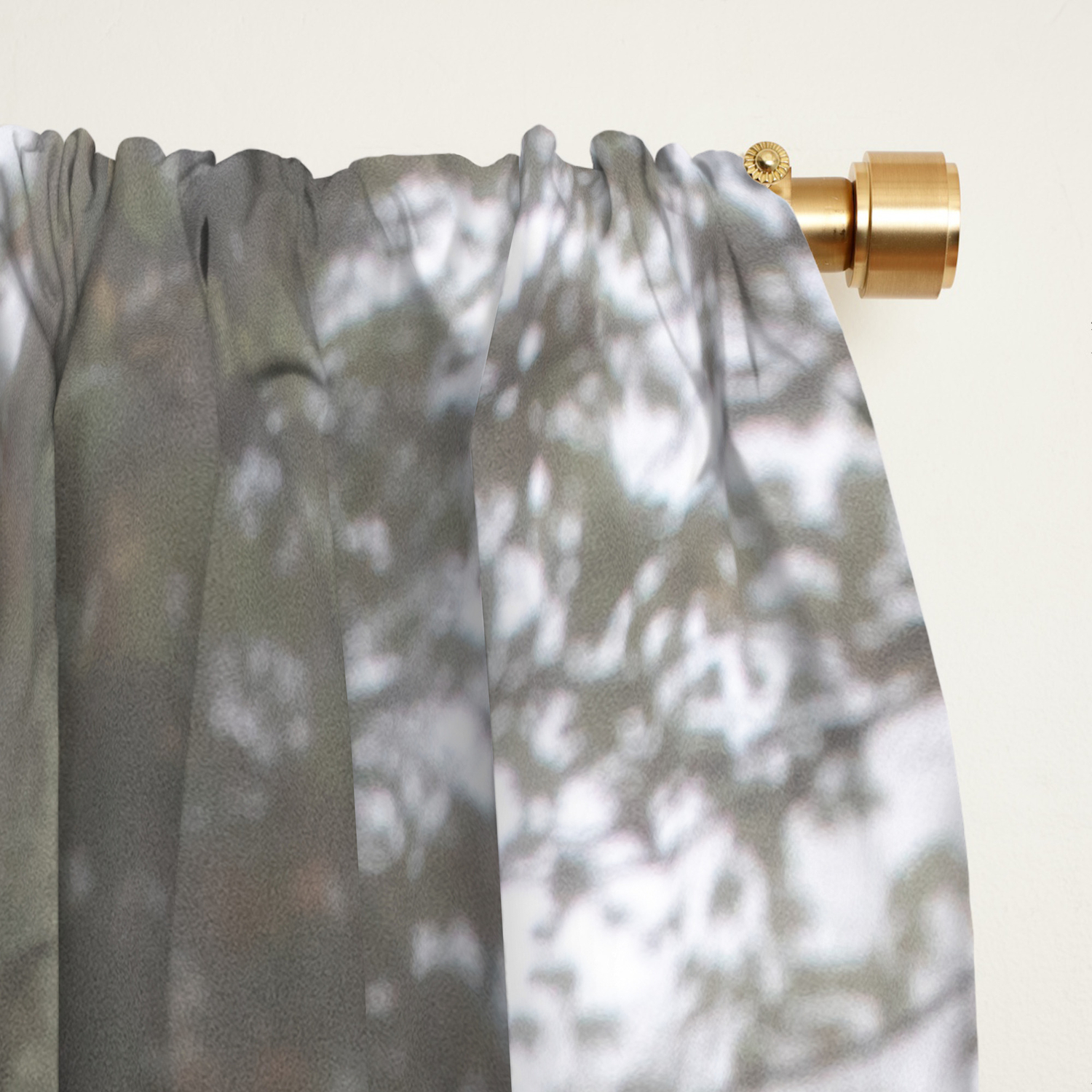 Fern Prairie Nature Forest Photography Blackout Curtain By