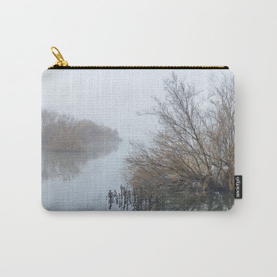 Magic Foggy Morning At The Lake Carry-All Pouch