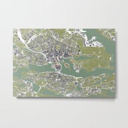 Stockholm city map engraving Metal Print | Street Map, Pattern, Stockholm, World Map, Sweden Maps, Cityscape, Stockholm Map, Map, Cartography, Graphicdesign 