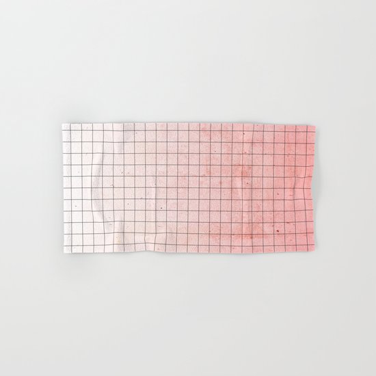 Sweet Pink Geometry Hand & Bath Towel