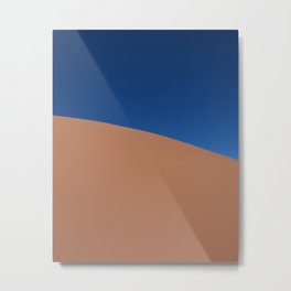 Minimalistic Sand Dunes Metal Print | Utah, Minimalist, Color, Hdr, Minimalism, Zion, Digital, Blueskyphotography, Simpledesign, Minimalphotography 