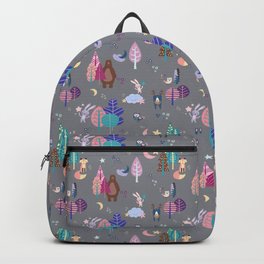 Forest Lullaby - Animals Say Goodnight to Moon & Stars Backpack