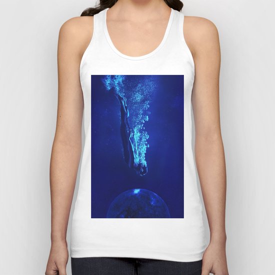 Space Diver Unisex Tank Top