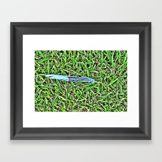 Feather Framed Art Print
