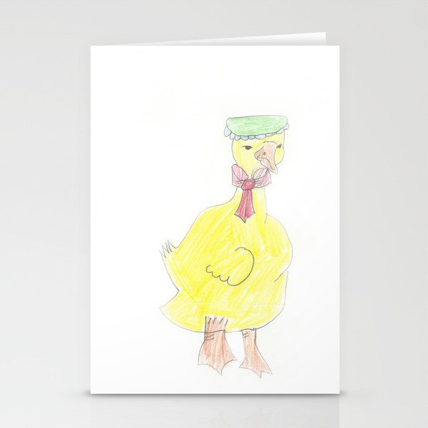 Childhood Drawings (Duck) Stationery Cards