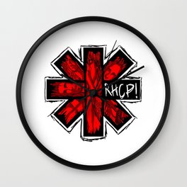 RHCP logo Wall Clock