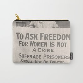 Freedom For Women Is Not A Crime Carry-All Pouch