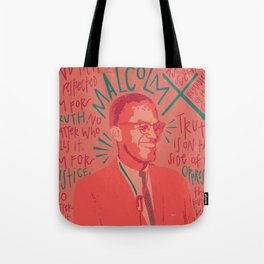 Malcolm X. Tote Bag