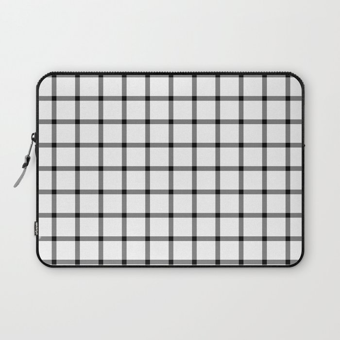 Classic Gingham Black and White - 04 Laptop Sleeve
