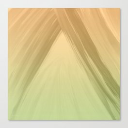 Acclaim 14 Tan Gold Green - Abstract Art Series Canvas Print
