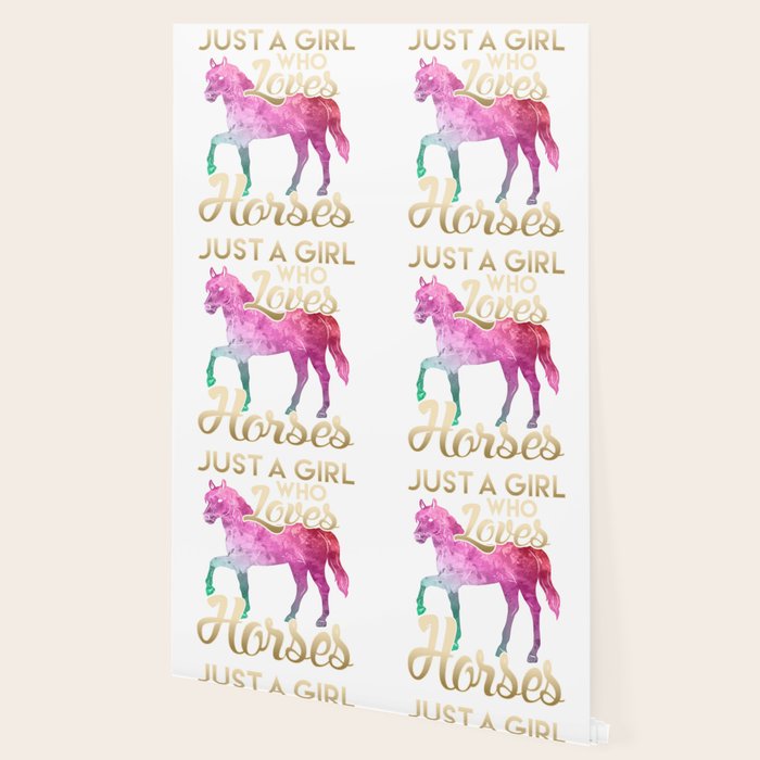 Just A Girl Who Loves Horses Galactic Space Horse Wallpaper By