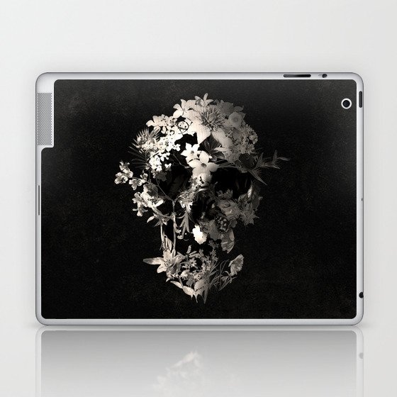 Spring Skull Monochrome Laptop & iPad Skin