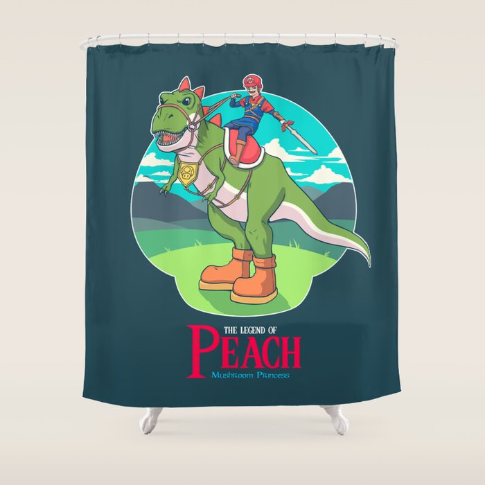 Mushroom Princess Shower Curtain By Palostark