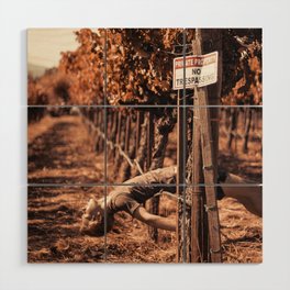 Grapes of Wrath Wood Wall Art