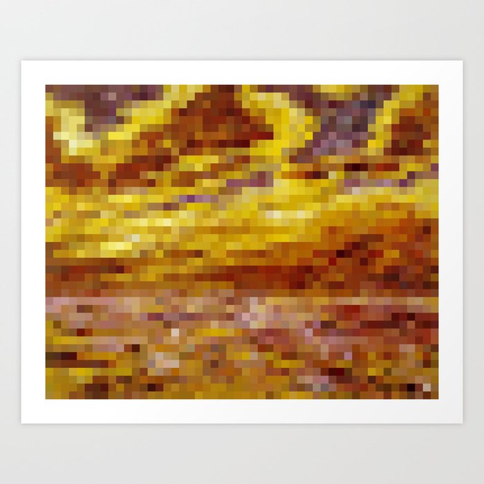 Emil Nolde Autumn Sea VII in 2,000 pixels (40x50) Art Print