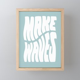 Make Waves Framed Mini Art Print