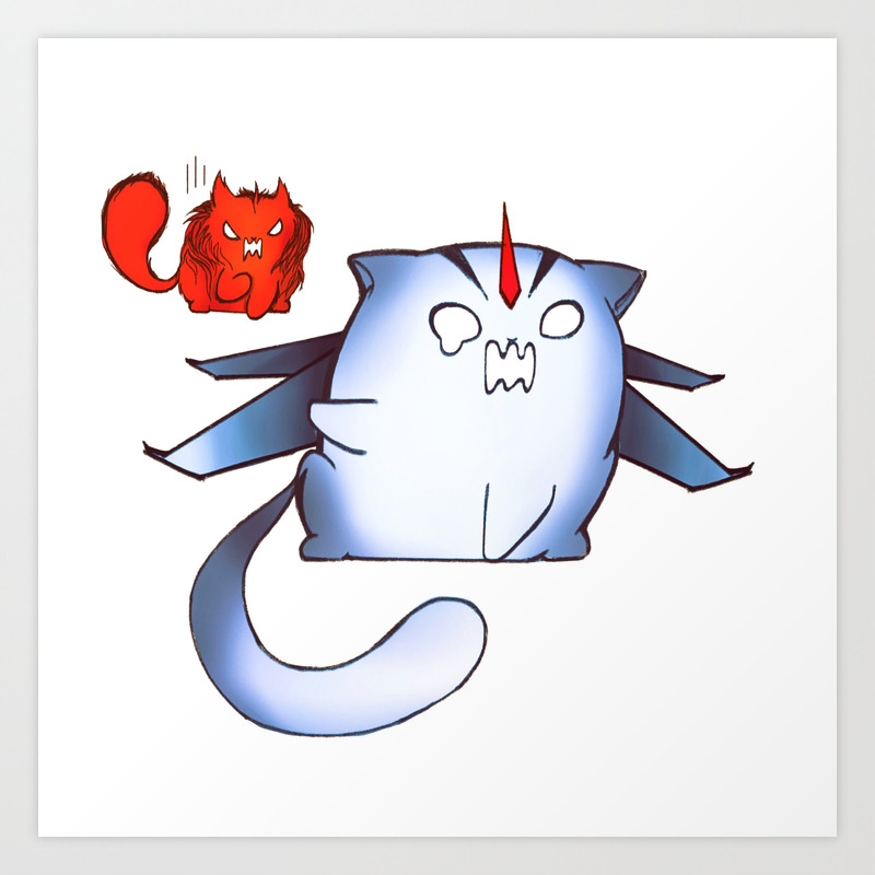 Starscream And Knockout Dumpling Cats Art Print By Kyeottley Society6