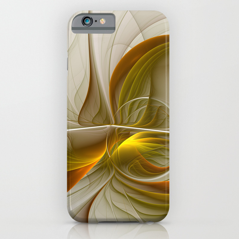 Abstract With Colors Of Precious Metals 2 Iphone Case By Gabiwart