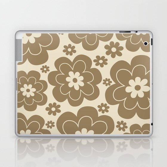 Retro Flower Pattern 611 Laptop & iPad Skin