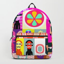 Pop Art Illustration 1 Backpack