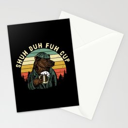 Shuh Duh Fuh Cup Funny Vintage Stationery Card