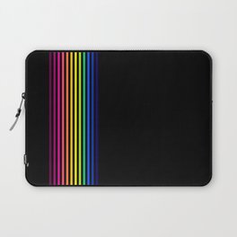 Tiny Rainbow on Black Laptop Sleeve